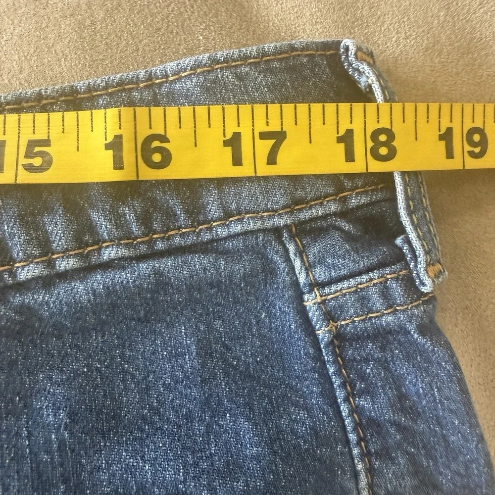 Levi's 505 Straight Jeans Mens 38x30 Fits 36x30 Blue Denim Red Tab